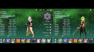 Summoners War Chronicles NA West Server  Asia Testing Mi Ryeong  Lupinus Underused Monster [upl. by Buyse]