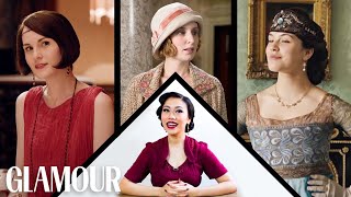 Fashion Historian Fact Checks Downton Abbeys Costumes  Glamour [upl. by Aulea]