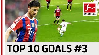 Xabi Alonso Lucio amp Co  Top 10 Best Goals  Players with Jersey Number 3 [upl. by Pia]