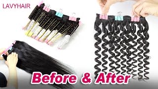 lavyhair How to make curly hair from straight DIY WITH BOILING amp No CHEMICAL [upl. by Aciram]