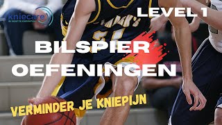 Bilspier oefeningen level 1 Versterk je bilspieren en verminder je kniepijn [upl. by Pembroke986]