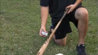 How to apply pine tar to a baseball bat [upl. by Isawk329]