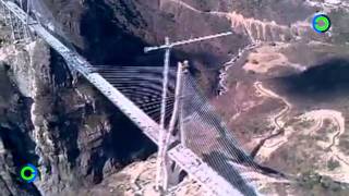 Puente Baluarte Bicentenario en México el más alto del mundo [upl. by Ovid772]