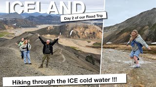 Were hiking in Landmannalaugar  things to do in Iceland [upl. by Hesta]