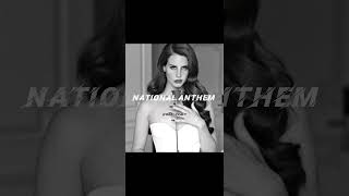 national Anthem sped up  Lana del rey  happy 4th of July yall [upl. by Nogras]