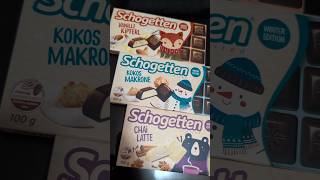 Schogetten Winter Edition novo cokolada new choco chocolate schogetten limitededition [upl. by Aivatnohs794]