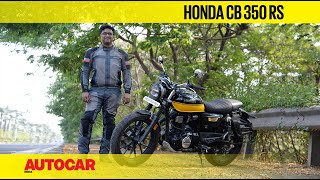 2021 Honda CB350 RS review  Dressed to impress  First Ride  Autocar India [upl. by Whitaker]