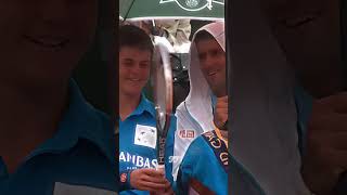 Novak Djokovic is AWESOME for this one [upl. by Ratib]