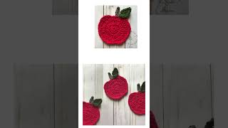 It is apple season  cute crochet apple pattern on this channel [upl. by Notserc]