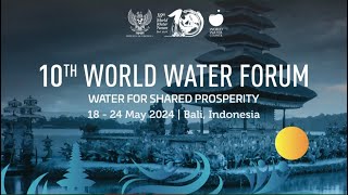 LIVE KTT World Water Forum ke10 Bali 20 Mei 2024 [upl. by Olympias]