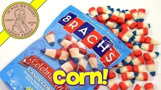 Brachs Celebration Candy Corns  Red White and Blue 3 Flavors [upl. by Nylra]