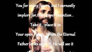 Prayer to the Sacred Heart of Jesus [upl. by Onaicul]