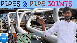 HINDIPIPES amp PIPE JOINTS  PIPE MATERIALEXPANSION JOINT SOCKET JOINT SPIGOT amp SOCKET JOINT etc [upl. by Eldnik]