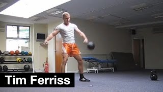 RKC Snatch Test  86 Reps in 5 Minutes 24kg  Tim Ferriss [upl. by Reckford428]