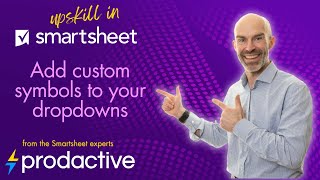 Smartsheet demo to add custom symbols to your dropdowns and download free emoji sheets [upl. by Yole137]