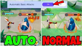 AUTO Basic Attack VS Normal Basic Attack 🤔🤯 ll Pokemon unite [upl. by Herzig]