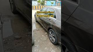 Mercedes paint touch up car dent repair car scratch remover car polish youtubeshots shorts [upl. by Apgar]