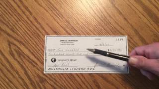 How to write a check [upl. by Harvard197]