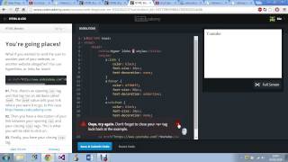 Codecademy HTML Basics 8  12 [upl. by Corilla]