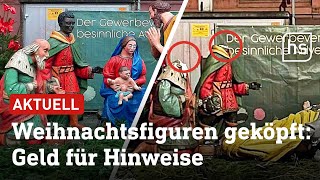 Krippe zerstört – Weihnachtsschock in Rüsselsheim I hessenschau [upl. by Aliuqa]