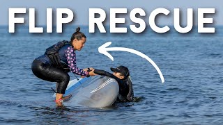 Paddle Boarding SUP Flip Rescue How To Techniques amp Tips [upl. by Malcom]