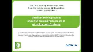 Qt Training ModelView II part 25 Delegates Oliver Gutbrod by eGITS [upl. by Ahaelam]