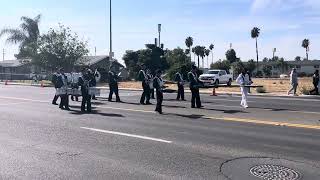 Livingston Middle School Drumline at the Merced CCBR 2024 [upl. by Enelie]