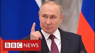 Putin accused of blackmail over gas supplies to Europe  BBC News [upl. by Enelyw]