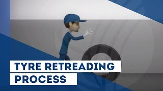 Vipal Rubber  Tyre retreading process [upl. by Minnnie]