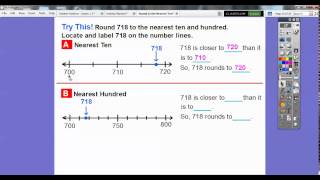 Round to Nearest Ten or Hundred  Lesson 12 [upl. by Alimrahs]