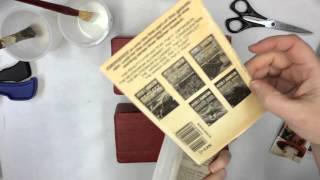 Follow Along Paperback Book Repair Remove Old Glue Repair the Spine and Reattach the Books Covers [upl. by Sybilla]