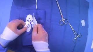 Removing Secured DrainsTubes From The Patient Ex Abdominal Drain [upl. by Mattias957]