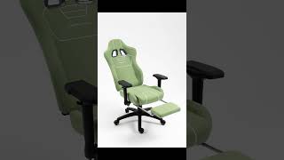 Gaming Chair with Footrest Racing Style Adjustable Swivel Office Chair gamingchair [upl. by Llahsram]