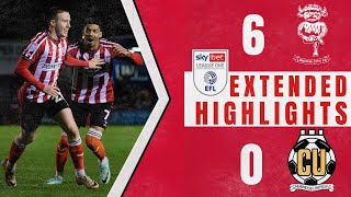 Lincoln City 6 Cambridge United 0  Extended highlights [upl. by Iphigenia721]