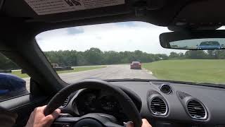 Porsche Cayman 718 GTS 4 0 demo at Hallett Motor Racing Circuit [upl. by Chem827]