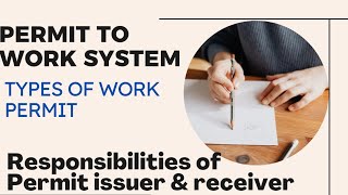 Permit To Work System PTW in oil and gas  Types of work permits [upl. by Mcnalley]