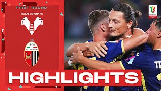 VeronaAscoli 31  Verona take emphatic win Goals amp Highlights  Coppa Italia Frecciarossa 202324 [upl. by Nalyk]