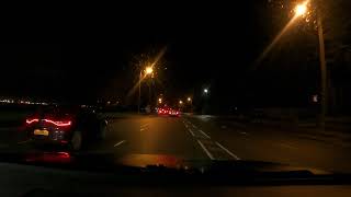 driving to belfast 1 uk  belfast  northern irelandnight drive 1 [upl. by Averi]