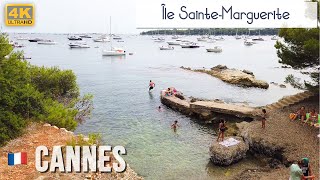 🇫🇷 Cannes SainteMarguerite Island  4K [upl. by Aikym]