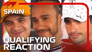 Drivers PostQualifying Reaction  2024 Spanish Grand Prix [upl. by Mera]