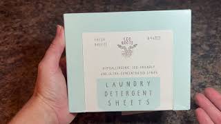 ECO ROOTS Laundry Detergent Sheets  Honest Customer Review ad productreviews amazonfinds vrial [upl. by Sheepshanks744]