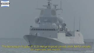 Helge Ingstad Accident Norways warship collides with tanker quotSola TSquot [upl. by Rhee]