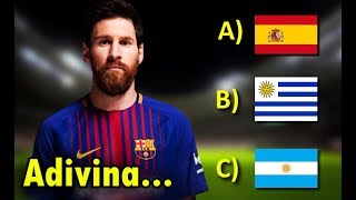 ADIVINA EL PAIS DE CADA JUGADOR  QUIZ FOOTBALL PARTE 1 [upl. by Hairas877]