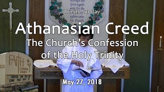 Trinity Sunday Athanasian Creed [upl. by Eirod869]