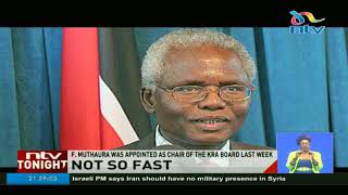 Employment court stops Francis Muthaura from assuming office as chair of the KRA board [upl. by Viveca789]