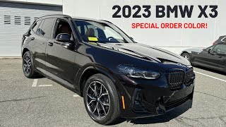 2023 BMW X3 30i in Ruby Black Metallic on Cognac Vernasca Leather BMW Individual Paint  4k [upl. by Marcelo]