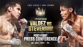 Oscar Valdez vs Shakur Stevenson  POSTFIGHT PRESS CONFERENCE [upl. by Acirretahs460]