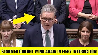 FIERY INTERACTION As Keir Starmer CAUGHT Lying AGAIN At PMQ’S Today [upl. by Annasus]