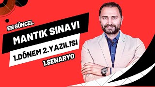 MANTIK DERSİ 1DÖNEM 2YAZILI SINAVI 💯 1SENARYO 💯 [upl. by Ecertal]