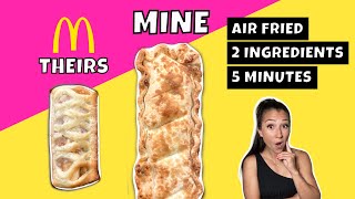 I made a 2 INGREDIENT McDonald’s Apple Pie At Home [upl. by Garretson]